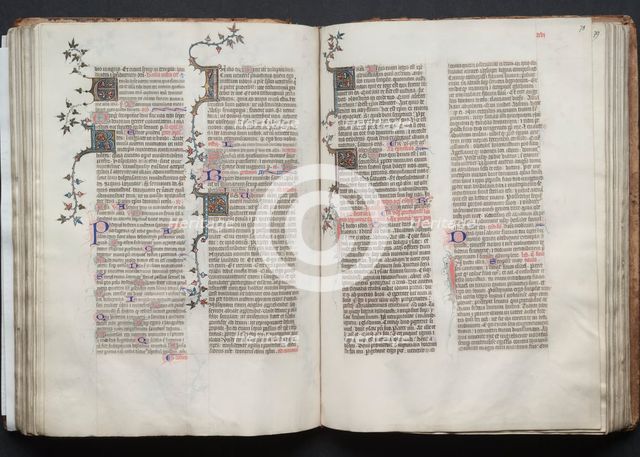 The Gotha Missal: Fol. 78r, Text, c. 1375. Creator: Master of the Boqueteaux (French); Workshop, and.
