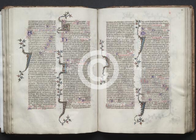 The Gotha Missal: Fol. 81v, Text, c. 1375. Creator: Master of the Boqueteaux (French); Workshop, and.