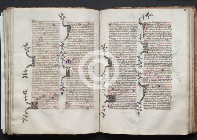 The Gotha Missal: Fol. 81r, Text, c. 1375. Creator: Master of the Boqueteaux (French); Workshop, and.