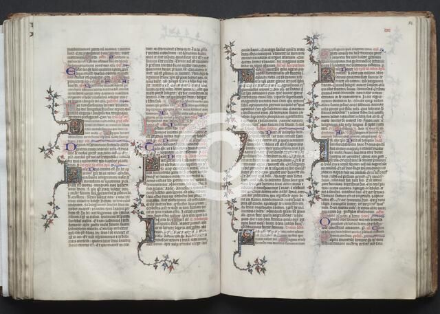 The Gotha Missal: Fol. 83v, Text, c. 1375. Creator: Master of the Boqueteaux (French); Workshop, and.