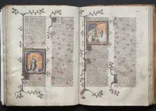 The Gotha Missal: Fol. 83r, Corpus Domini, c. 1375. Creator: Master of the Boqueteaux (French); Workshop, and