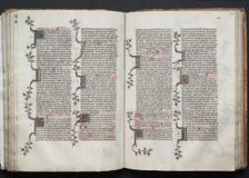 The Gotha Missal: Fol. 84v, Text, c. 1375. Creator: Master of the Boqueteaux (French); Workshop, and