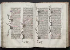 The Gotha Missal: Fol. 84r, Text, c. 1375. Creator: Master of the Boqueteaux (French); Workshop, and