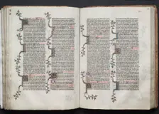 The Gotha Missal: Fol. 85r, Text, c. 1375. Creator: Master of the Boqueteaux (French); Workshop, and