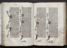 The Gotha Missal: Fol. 86v, Text, c. 1375. Creator: Master of the Boqueteaux (French); Workshop, and