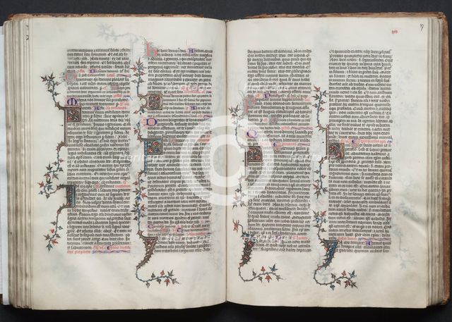 The Gotha Missal: Fol. 86v, Text, c. 1375. Creator: Master of the Boqueteaux (French); Workshop, and.