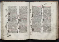 The Gotha Missal: Fol. 86r, Text, c. 1375. Creator: Master of the Boqueteaux (French); Workshop, and
