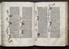 The Gotha Missal: Fol. 86r, Text, c. 1375. Creator: Master of the Boqueteaux (French); Workshop, and
