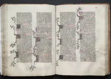 The Gotha Missal: Fol. 87v, Text, c. 1375. Creator: Master of the Boqueteaux (French); Workshop, and