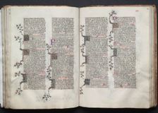 The Gotha Missal: Fol. 87v, Text, c. 1375. Creator: Master of the Boqueteaux (French); Workshop, and