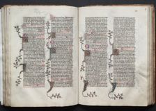 The Gotha Missal: Fol. 87r, Text , c. 1375. Creator: Master of the Boqueteaux (French); Workshop, and
