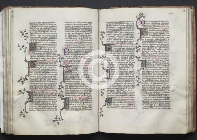 The Gotha Missal: Fol. 88r, Text, c. 1375. Creator: Master of the Boqueteaux (French); Workshop, and.