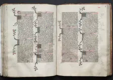The Gotha Missal: Fol. 89r, Text, c. 1375. Creator: Master of the Boqueteaux (French); Workshop, and