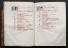 The Gotha Missal: Fol. 8v, Text , c. 1375. Creator: Master of the Boqueteaux (French); Workshop, and