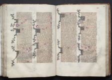 The Gotha Missal: Fol. 90r, Text, c. 1375. Creator: Master of the Boqueteaux (French); Workshop, and