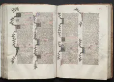 The Gotha Missal: Fol. 93v, Text, c. 1375. Creator: Master of the Boqueteaux (French); Workshop, and