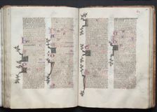 The Gotha Missal: Fol. 94v, Text, c. 1375. Creator: Master of the Boqueteaux (French); Workshop, and