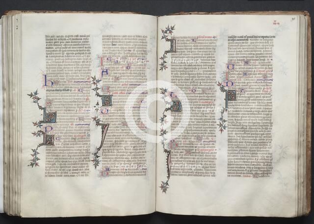 The Gotha Missal: Fol. 94v, Text, c. 1375. Creator: Master of the Boqueteaux (French); Workshop, and.