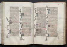 The Gotha Missal: Fol. 96v, Text, c. 1375. Creator: Master of the Boqueteaux (French); Workshop, and