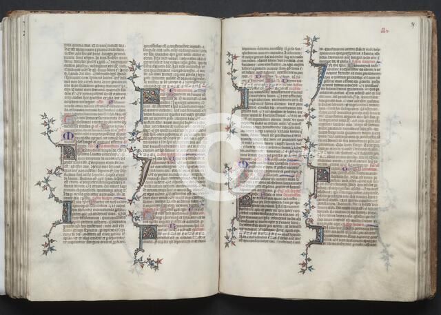 The Gotha Missal: Fol. 96v, Text, c. 1375. Creator: Master of the Boqueteaux (French); Workshop, and.