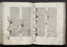 The Gotha Missal: Fol. 97v, Text, c. 1375. Creator: Master of the Boqueteaux (French); Workshop, and