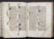 The Gotha Missal: Fol. 98v, Text, c. 1375. Creator: Master of the Boqueteaux (French); Workshop, and