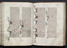 The Gotha Missal: Fol. 98r, Text, c. 1375. Creator: Master of the Boqueteaux (French); Workshop, and