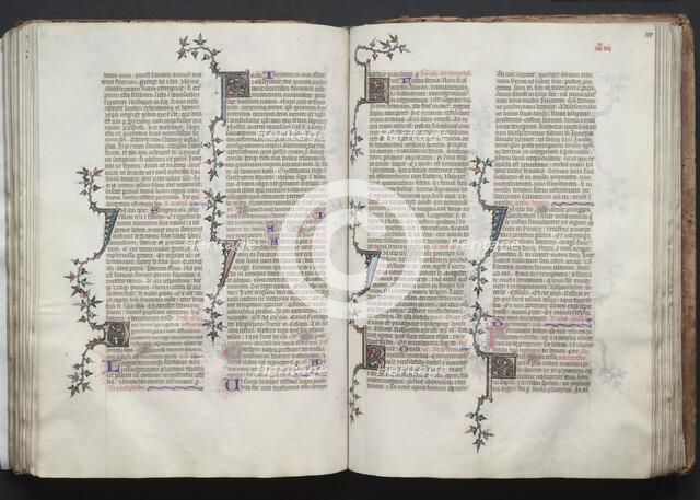 The Gotha Missal: Fol. 99v, Text, c. 1375. Creator: Master of the Boqueteaux (French); Workshop, and.