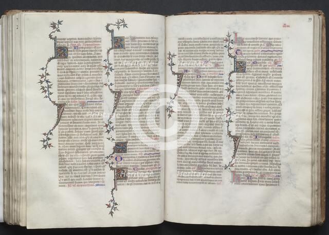 The Gotha Missal: Fol. 99r, Text, c. 1375. Creator: Master of the Boqueteaux (French); Workshop, and.