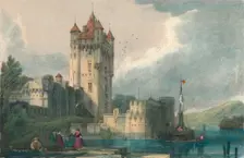 The Gothic Towers of Ellfeld c1834. Creator: Edward John Roberts