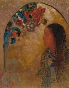 The Gothic Window, 1900. Creator: Odilon Redon