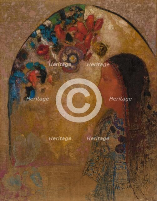 The Gothic Window, 1900. Creator: Odilon Redon.
