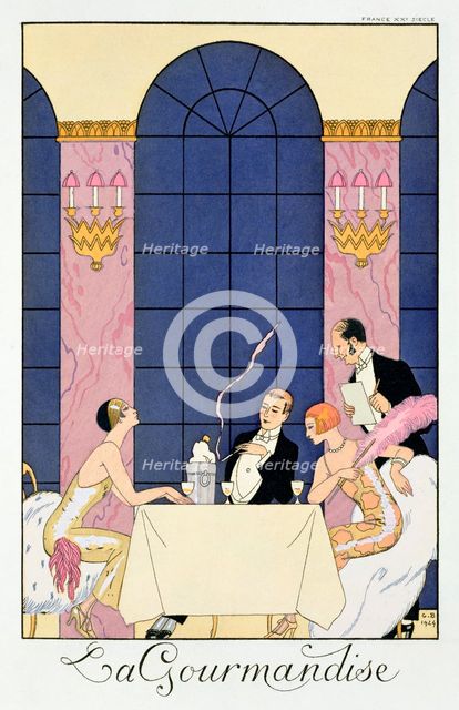 'The Gourmands', 1920-1930. Creator: Unknown.