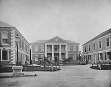 The Government Buildings at Nassau 19th century