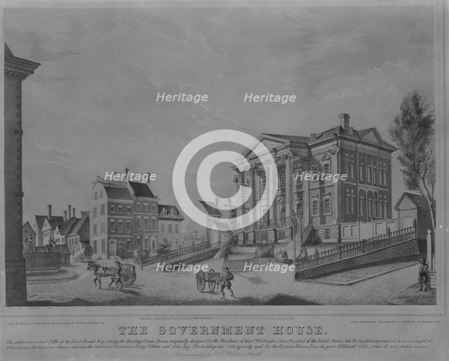 The Government House, New York, ca. 1850-1865. Creator: Charles Currier.