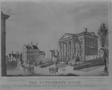The Government House, New York, ca. 1850-1865. Creator: Charles Currier