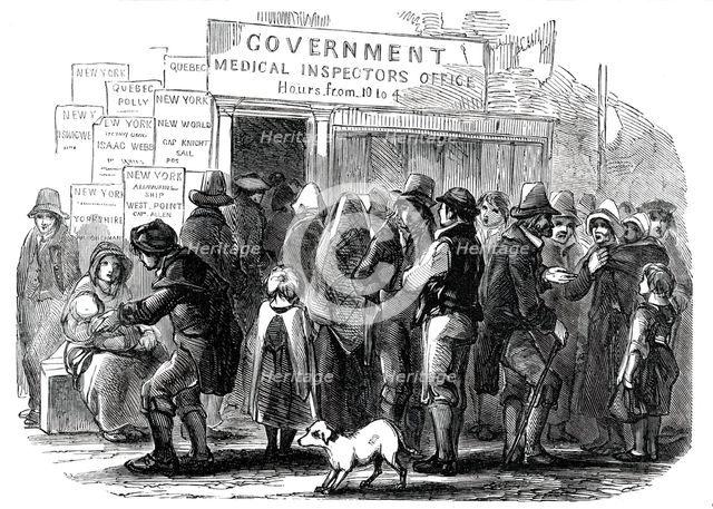 The Government Inspector's Office, 1850. Creator: Unknown.