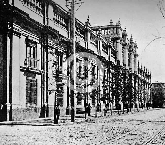 'The Government Palace, Santiago', 1911. Artist: Unknown.