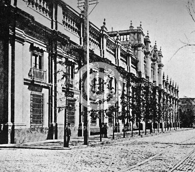 'The Government Palace, Santiago', 1911. Artist: Unknown.