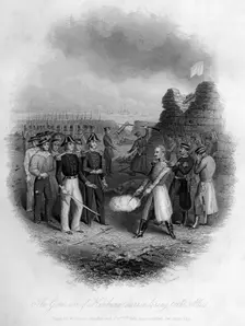 The Governor of Kinburn surrendering to the allies, Crimean War, 17 October 1855, (1857). Artist: G Greatbach