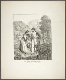 The Governor of Schopfheim, plate seven from Zehn Blätter zu Hebels Alemannischen..., 1820. Creator: Sophie Reinhard