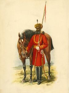 The Governor-General's Body-Guard, Calcutta 1890. Creator: Godfrey Douglas Giles