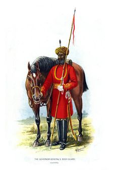 The Governor General's Body Guard c1890.Artist: H Bunnett