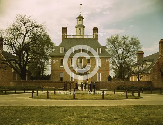 The Governor's Palace, Williamsburg, Va., 1943. Creator: Howard Hollem.