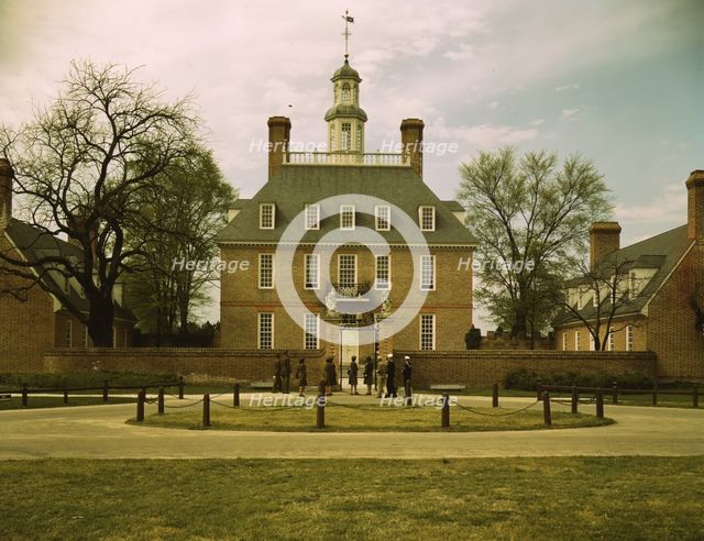 The Governor's Palace, Williamsburg, Va., 1943. Creator: Howard Hollem.