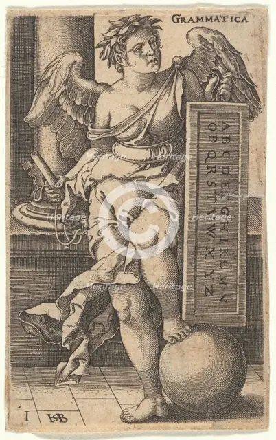 The grammar from the episode "The Seven Liberal Arts", 1530-1540. Creator: Beham, Hans Sebald (1500-1550).