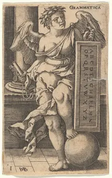The grammar from the episode "The Seven Liberal Arts", 1530-1540. Creator: Beham, Hans Sebald (1500-1550)