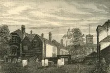 The Grammar School of St. Olave's, 1810 (c1878). Creator: Unknown