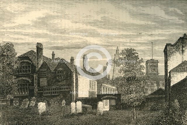 'The Grammar School of St. Olave's, 1810', (c1878). Creator: Unknown.