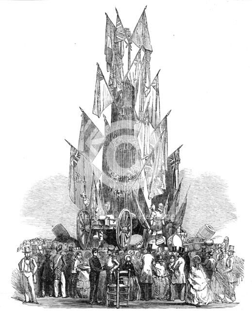 The Grand Military Trophy, at the Crystal Palace, 1854. Creator: Unknown.